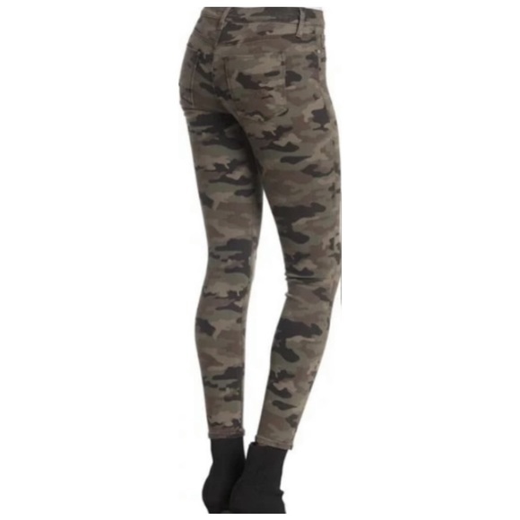 HUDSON NICO SUPER SKINNY MID RISE CAMOUFLAGE JEANS SIZE 26 - Picture 3 of 9